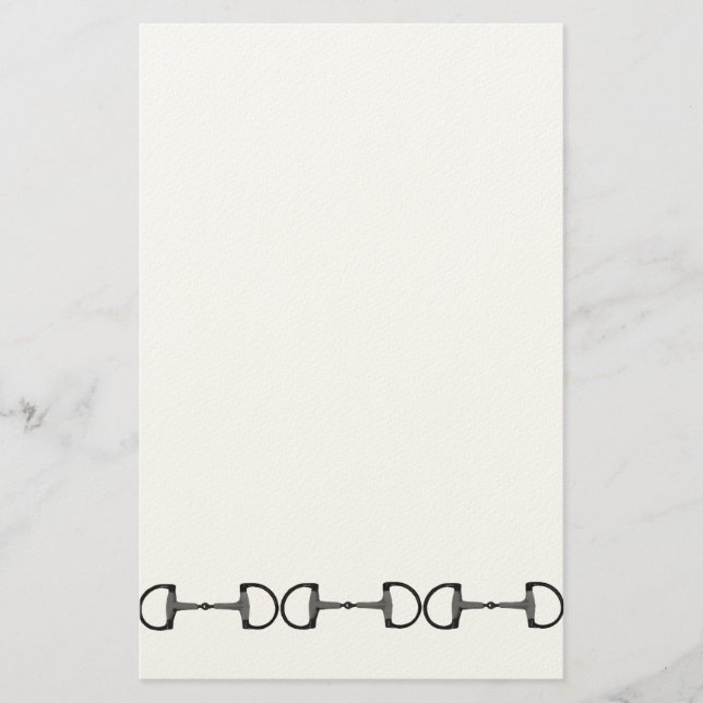 Equestrian Horse Bits Brevpapper (Framsida)