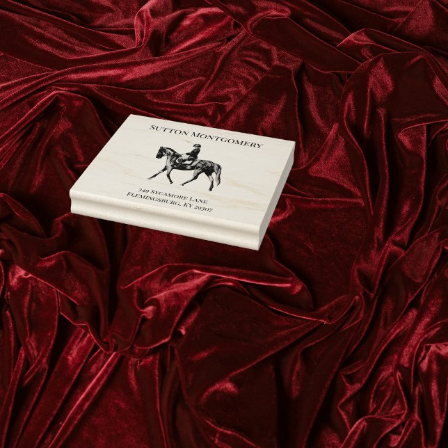 Equestrian Horse Jockey Stämpel (Skapare uppladdad)