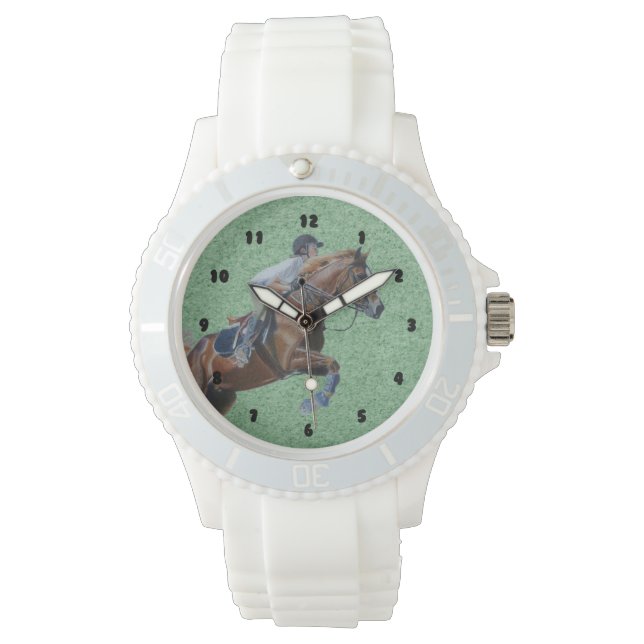 Equestrian Horse Jumper Armbandsur (Framsida)