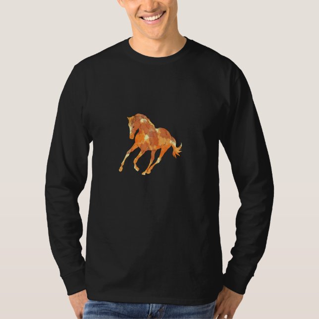 Equestrian Horse T Shirt (Framsida)