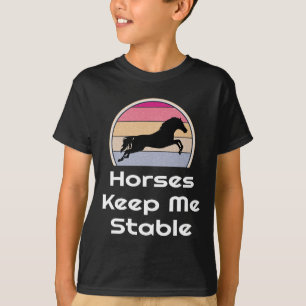 Equestrian Horseback Rider Riding Horses Behålla M T Shirt