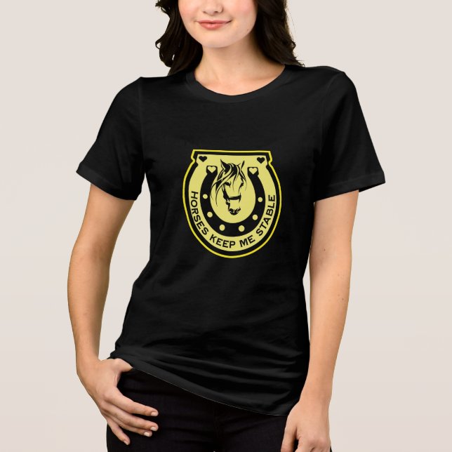 Equestrian Horseback Riders T Shirt (Framsida)