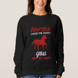 Equestrian Horses Lycklig Horse Riding T Shirt