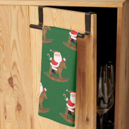 Equestrian jul-Helgdag Gift Kökshandduk