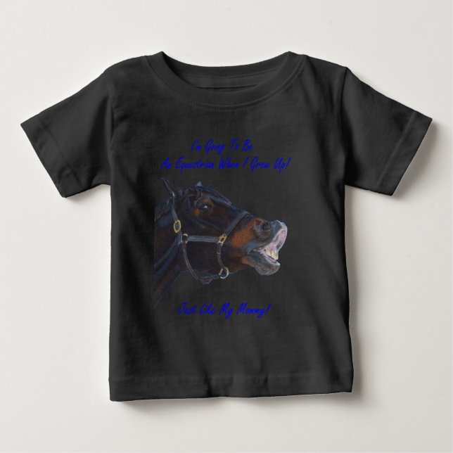 Equestrian Kids/Baby T-shirt (Framsida)