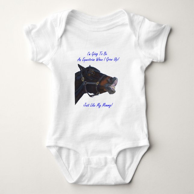 Equestrian Kids/Baby T Shirt (Framsida)
