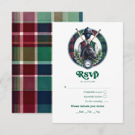 Equestrian Monogram Polo Crest Bebisens Första Par OSA Kort
