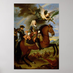 Equestrian Porträtt från Philip V Poster