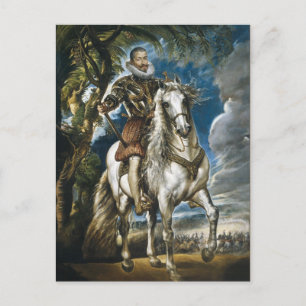 Equestrian Porträtt, hertig av Lerma Rubens Vykort
