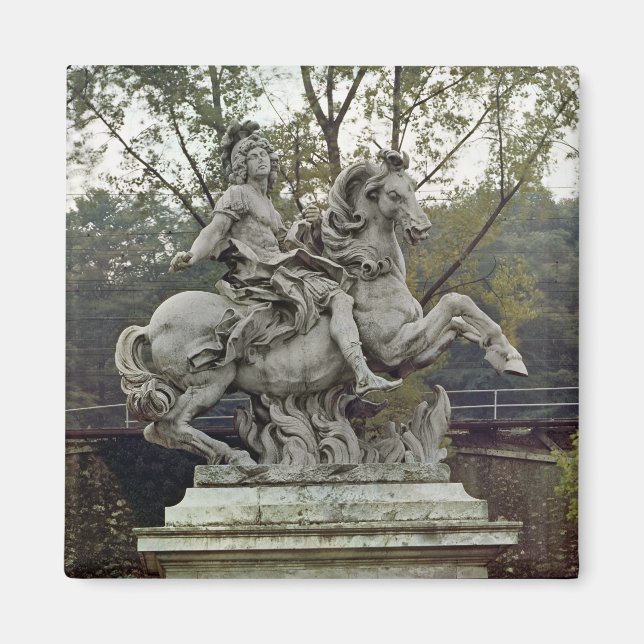 Equestrian Porträtt i Louis XIV 2 Magnet (Framsidan)
