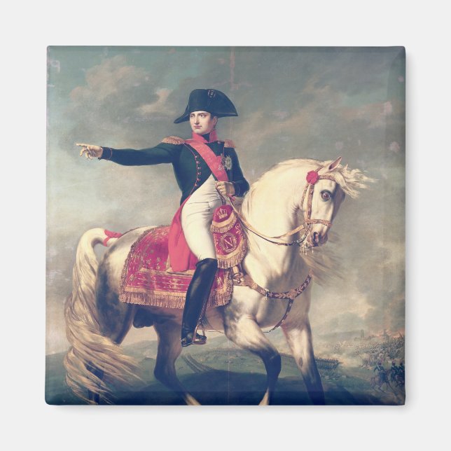 Equestrian Porträtt i Napoleon I 1810 Magnet (Framsidan)