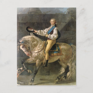 Equestrian Porträtt vid Stanislas Kostka Vykort