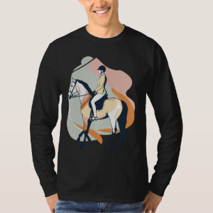 Equestrian Riding Dressage Evting Horse Sports T Shirt