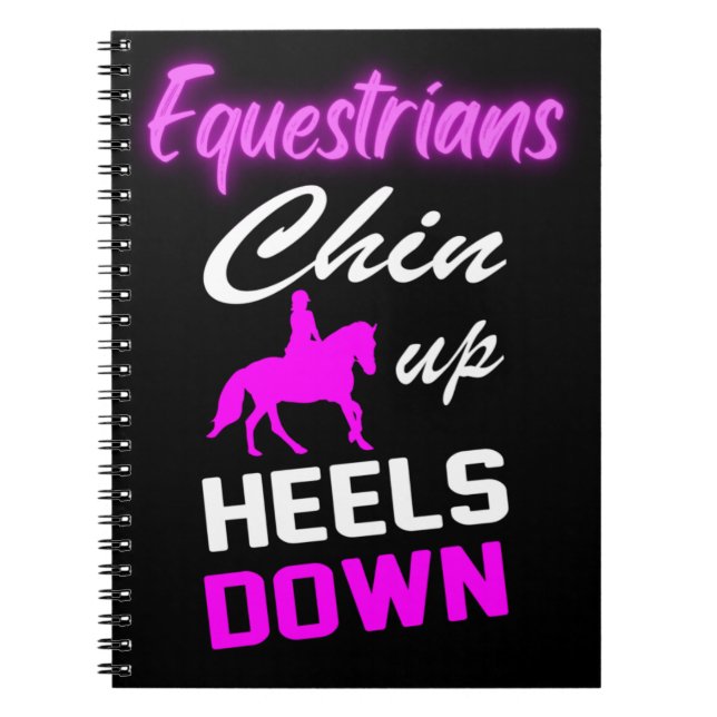 Equestrian Riding Quotes Anteckningsbok (Framsidan)