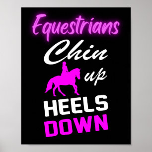 Equestrian Riding Quotes Poster