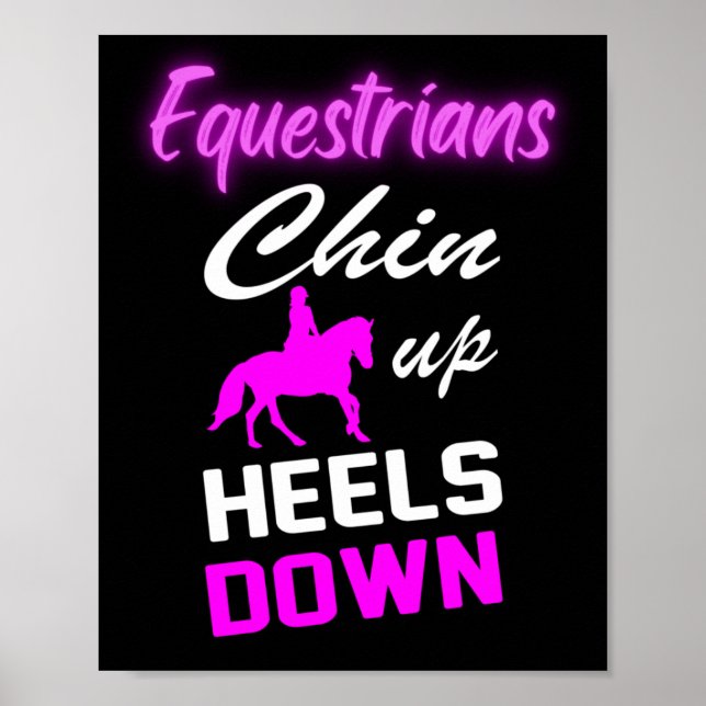 Equestrian Riding Quotes Poster (Framsidan)