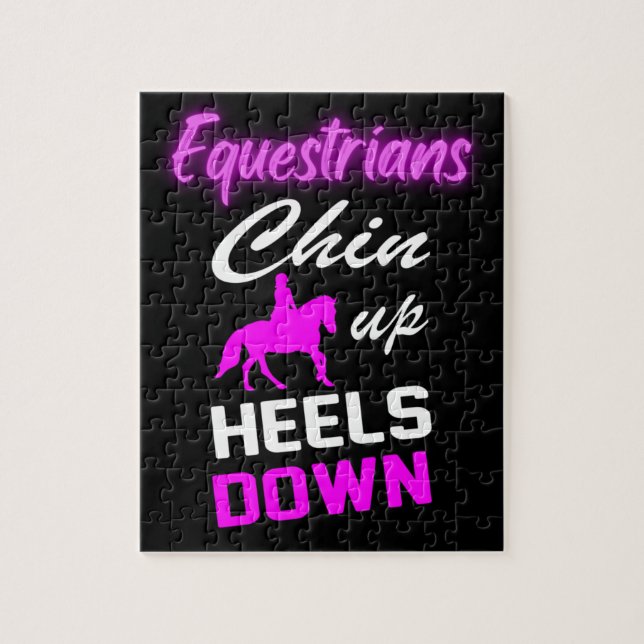Equestrian Riding Quotes Pussel (Vertikal)
