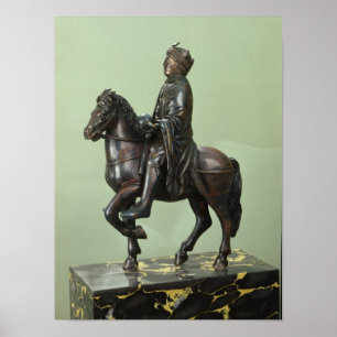 Equestrian statue Charlemagne 2 Poster