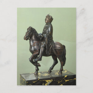 Equestrian statue Charlemagne 2 Vykort