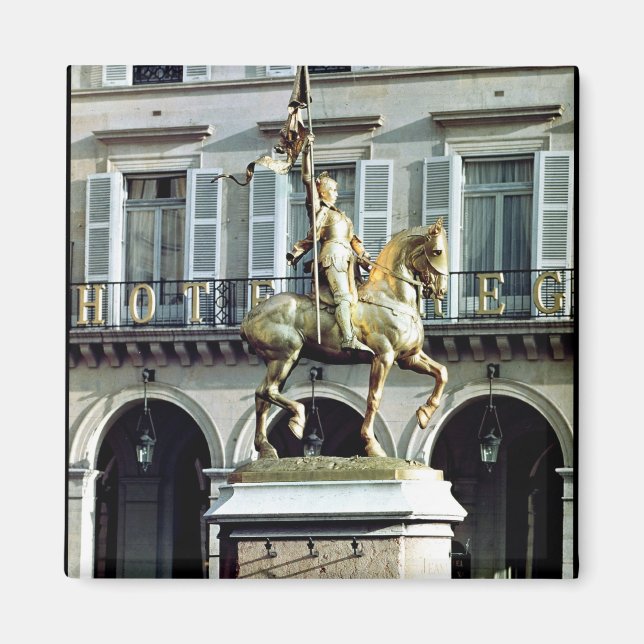 Equestrian statue of Joan of Arc Magnet (Framsidan)