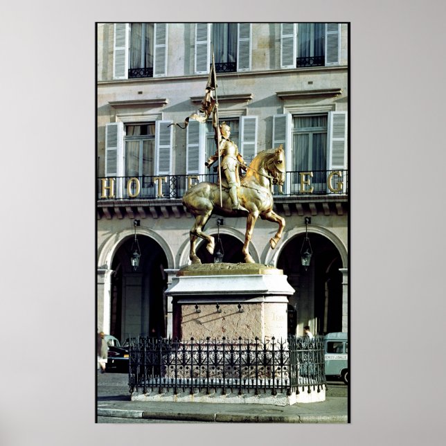 Equestrian statue of Joan of Arc Poster (Framsidan)