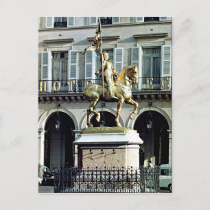 Equestrian statue of Joan of Arc Vykort