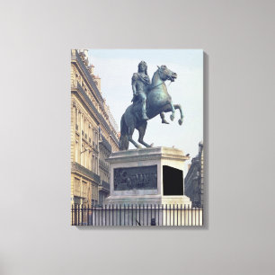 Equestrian Statue of Kung Louis XIV (1816-22) (bro Canvastryck