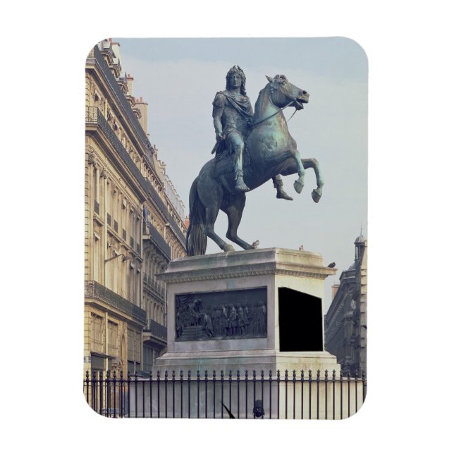 Equestrian Statue of Kung Louis XIV (1816-22) (bro Magnet (Vertikal)