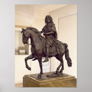 Equestrian statue of Louis XIV Poster