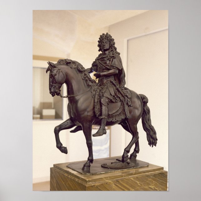 Equestrian statue of Louis XIV Poster (Framsidan)
