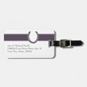 Equestrian ThLED Horse Shoes Mönster Bagagebricka