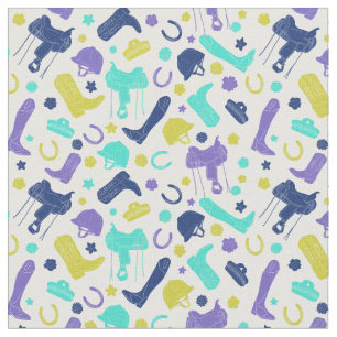 Equestrian  Thned Patterned Fabri Tyg