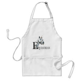 Equestrian Unicorn Side Öga Apron Förkläde