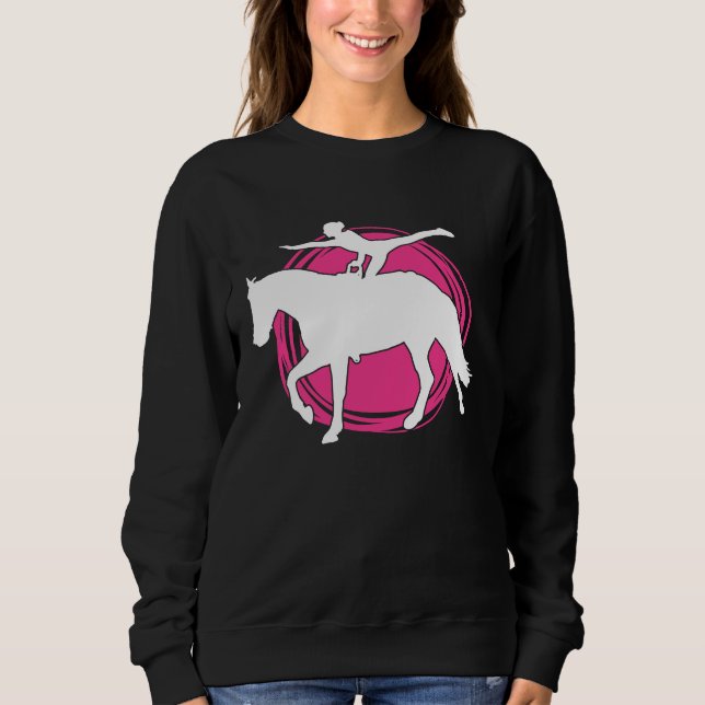 Equestrian Vaulting Horse Vaulters Horse vaulting  T Shirt (Framsida)