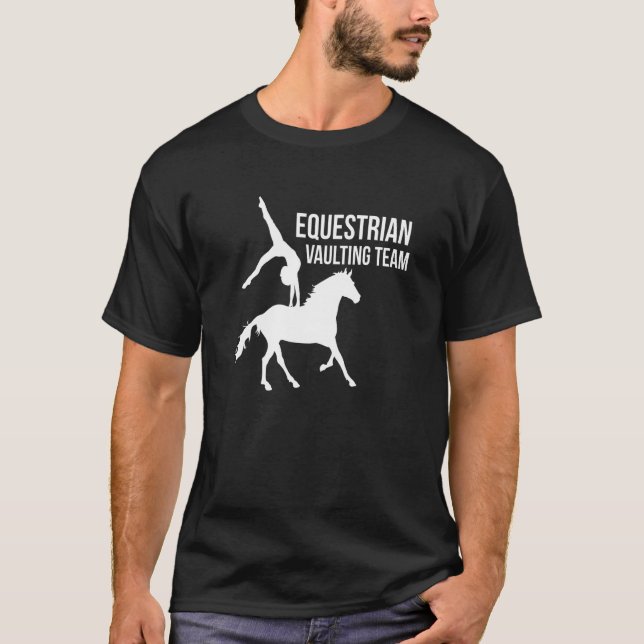 Equestrian Vaulting Team Equestrian Vaulting T Shirt (Framsida)