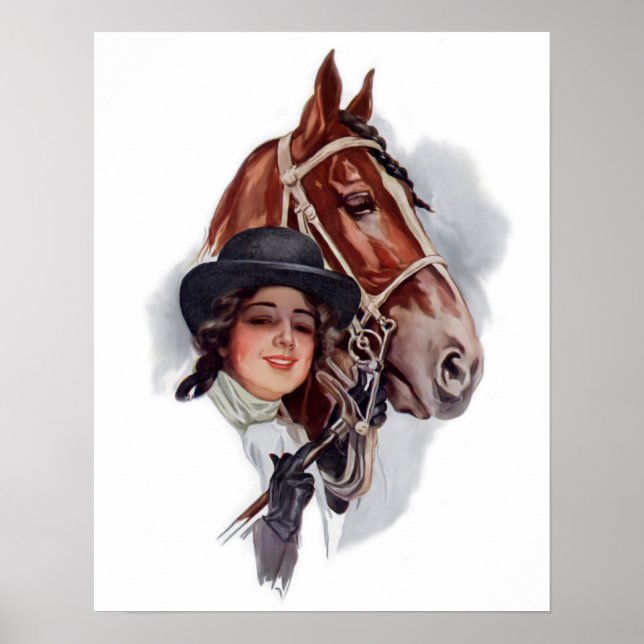 Equestrian Woman Poster (Framsidan)