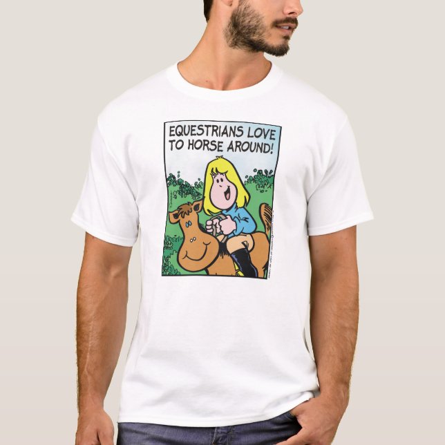 Equestrianer Kärlek till... Tee Shirt (Framsida)