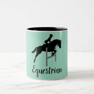 Equestriansk design Två-Tonad mugg