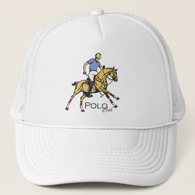 equestriansk polo-klubb keps (Framsida)