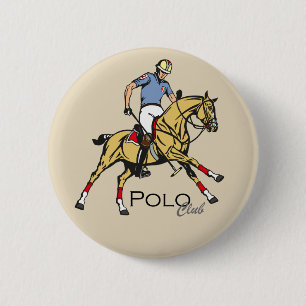equestriansk polo-klubb knapp