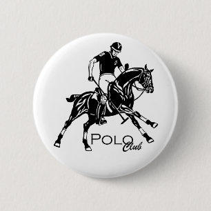 equestriansk polo-klubb knapp