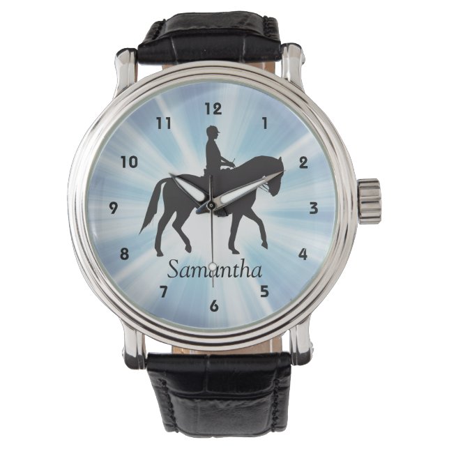 Equestrianska designbevakning armbandsur (Framsida)