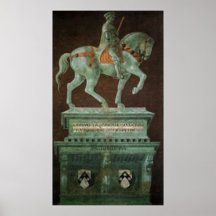 Equestrianska monument över Herr John Hawkwood, Uc Poster