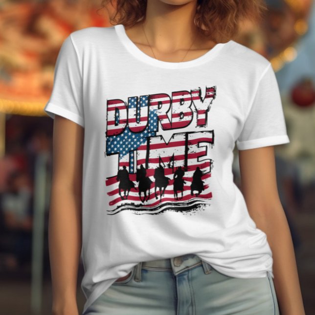 Equestrianska patrioter upplopp före amerikanska F T Shirt (Skapare uppladdad)