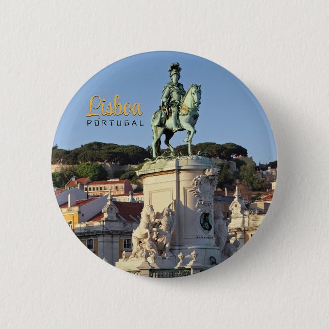 Equestrianska statyn Kung José I, Lissabon Knapp (Framsida)