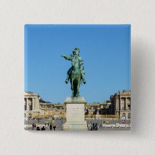 Equestrianska statyn Louis XIV i Versailles Knapp