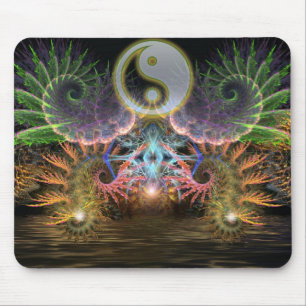 Equilibrio: Fractal YinYang Mousepad Musmatta