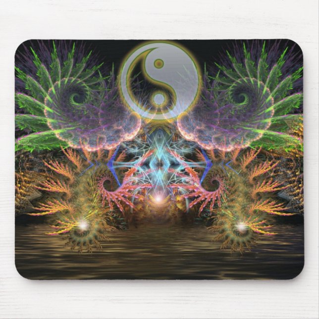 Equilibrio: Fractal YinYang Mousepad Musmatta (Framsidan)