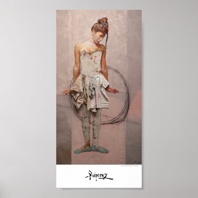 ’Equilibrista Con Aro’, av Ruiperez Poster (Framsidan)