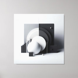 Equilibrium of Silent Geometry Canvastryck